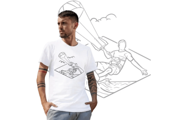 Download Kitesurfer SVG Water Sports Wind Waves - Premium Resources