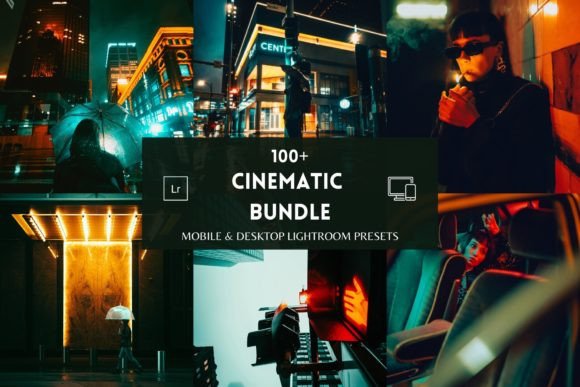 Download 100 Cinematic Bundle Lightroom Presets - Bundle lightroom Collection